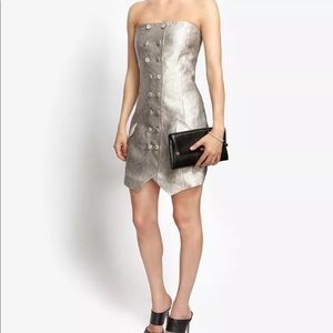 Jenni Kayne silver snake print Python dress